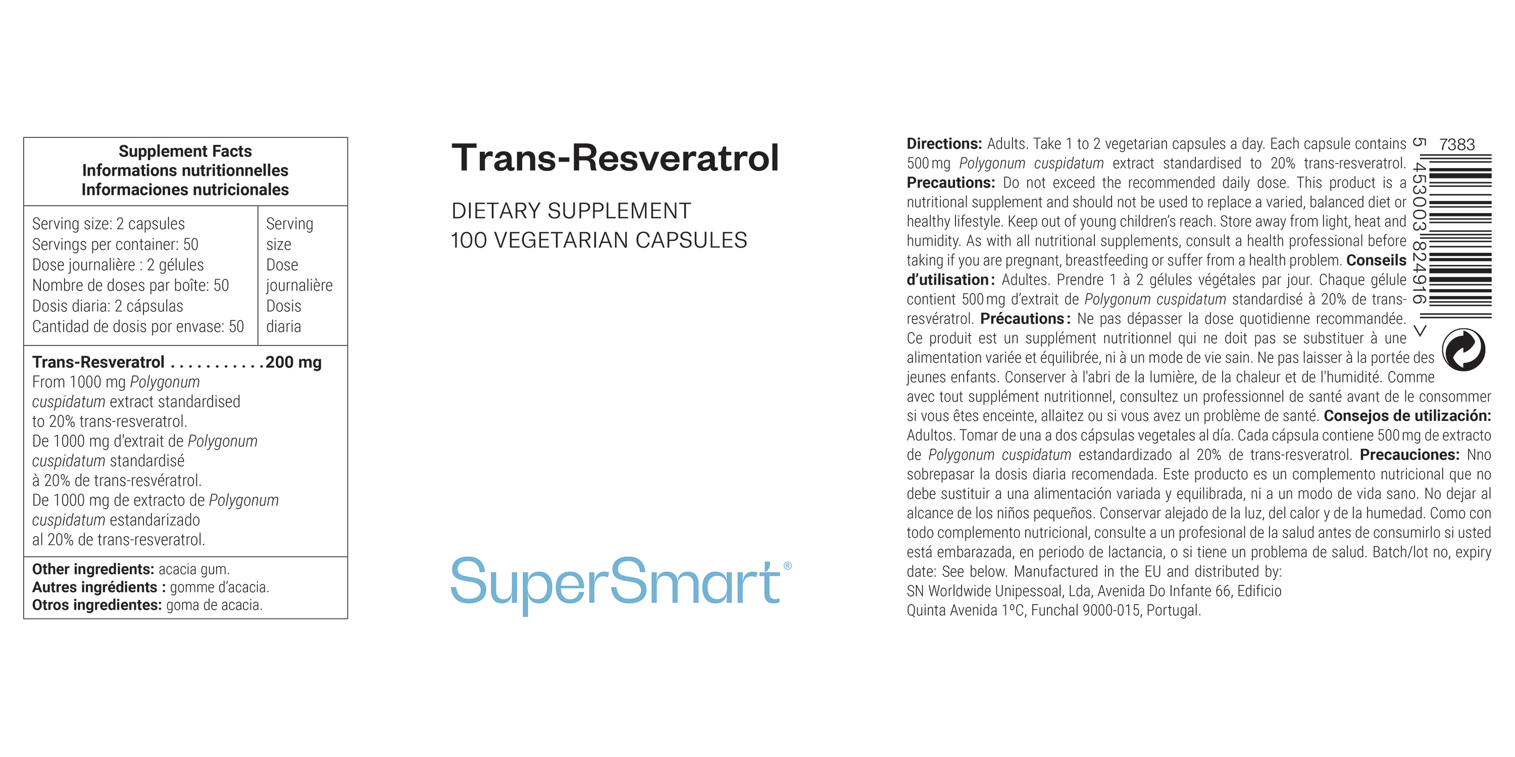 Complément Naturel de Resveratrol