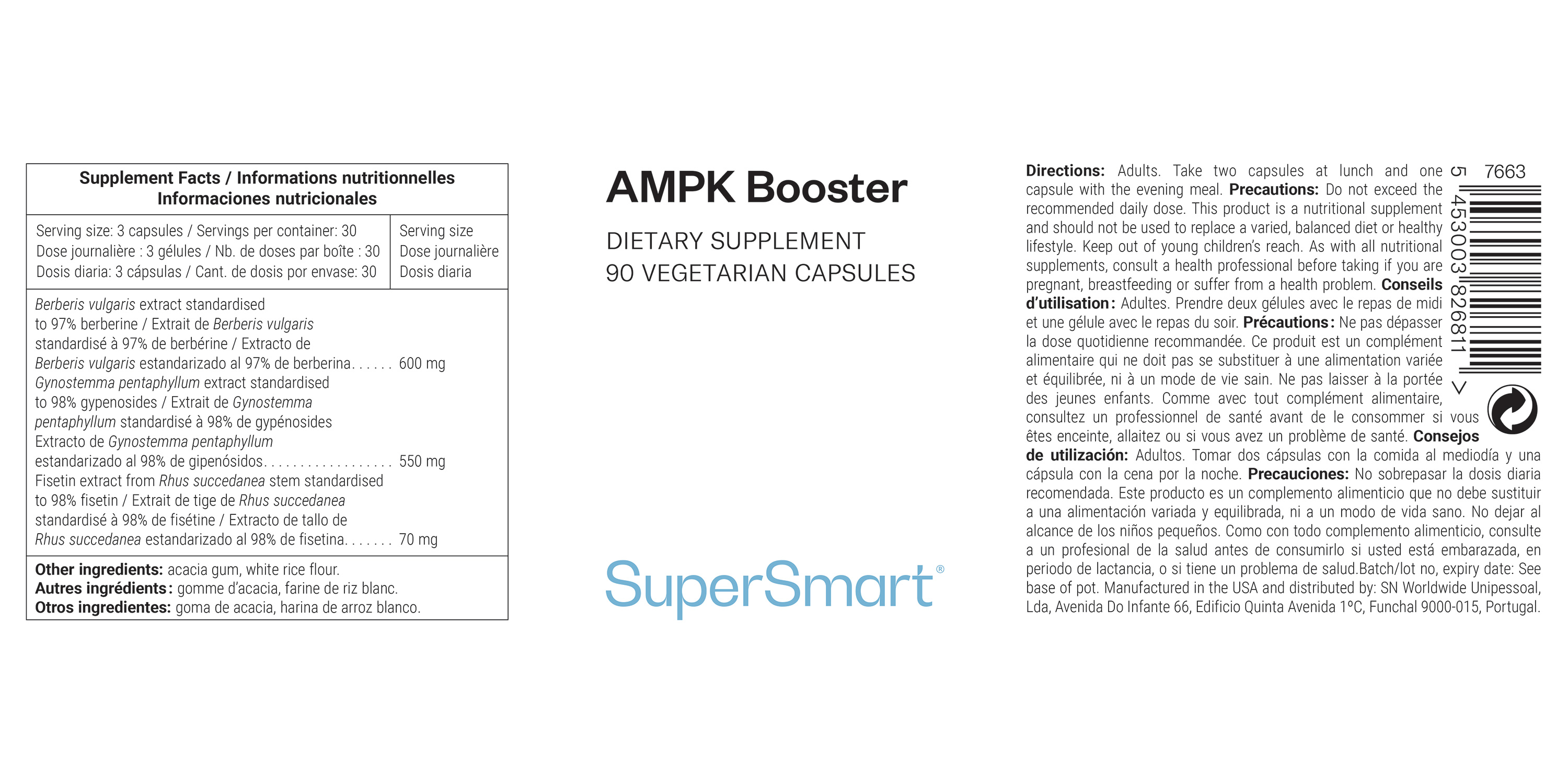 Supplément booster d'AMPK