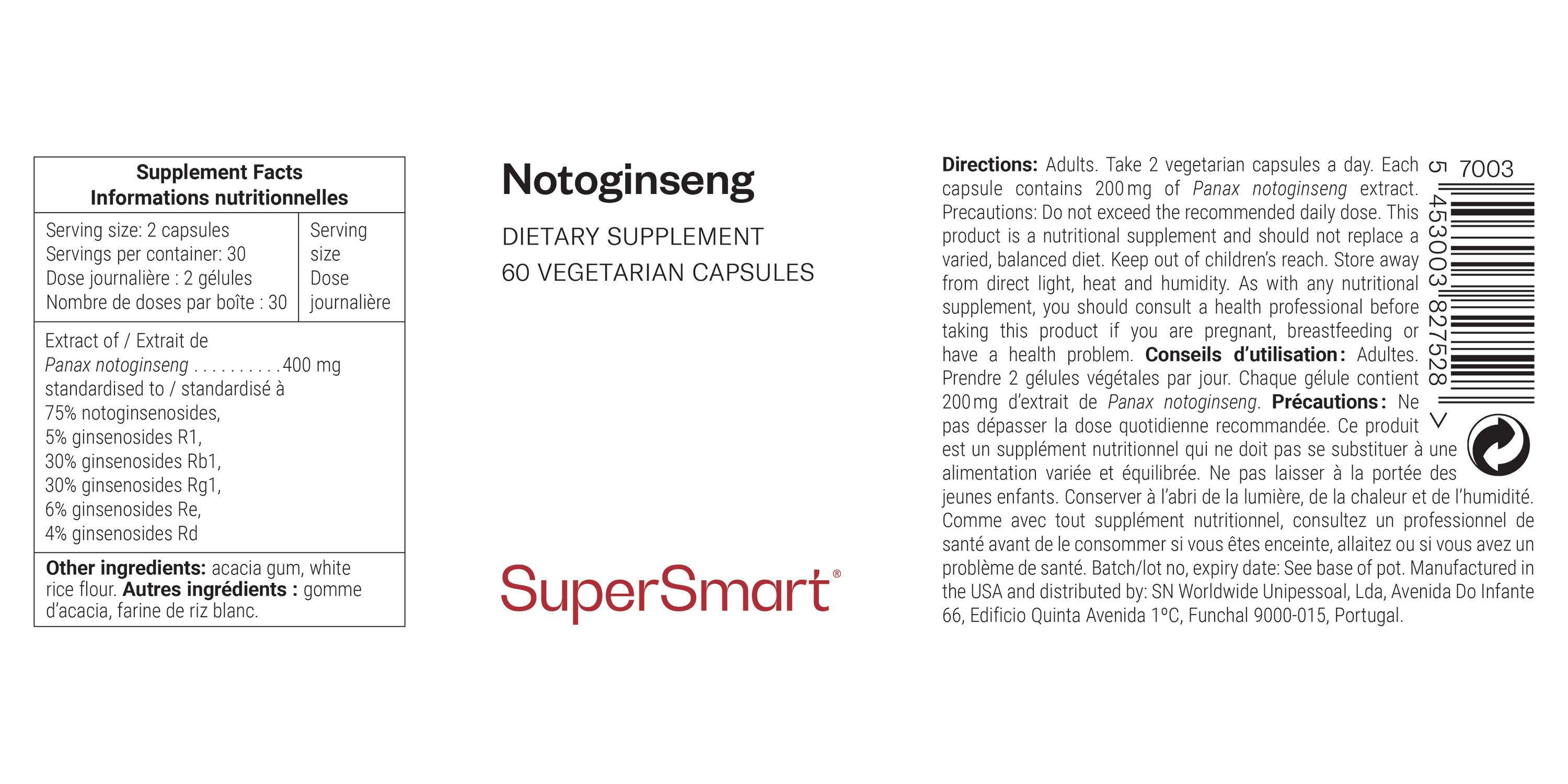 Notoginseng 200 mg